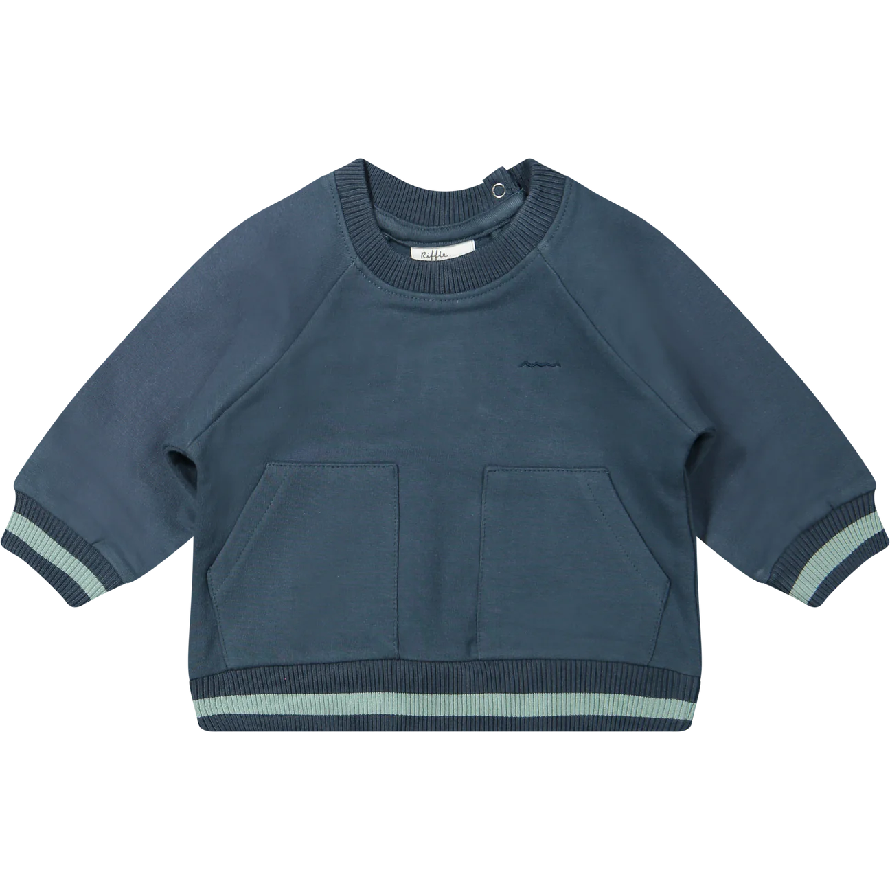 Milo Baby Sweater - Sweat Blue-Little Sprout
