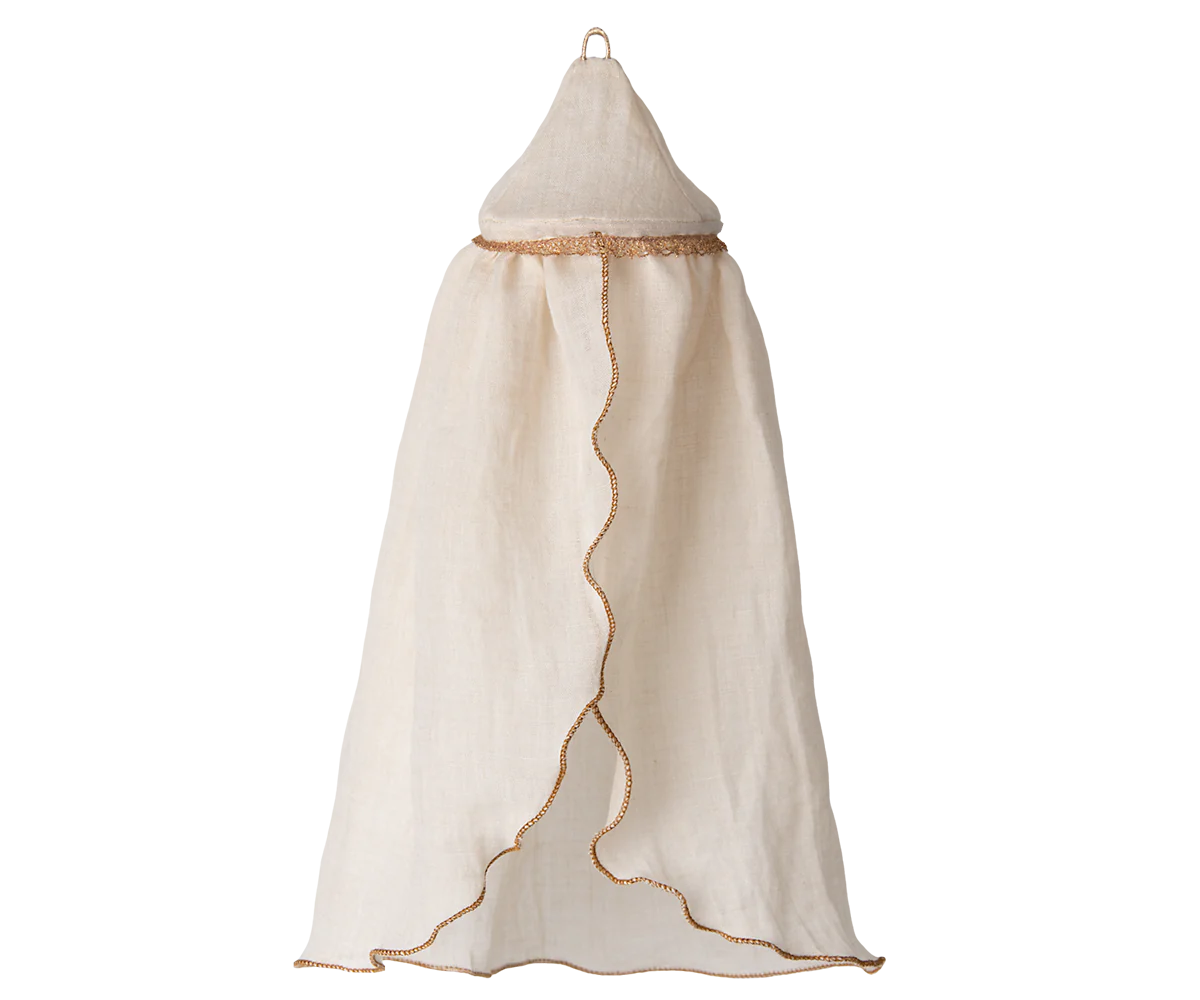 Miniature Bed Canopy - Cream-Little Sprout