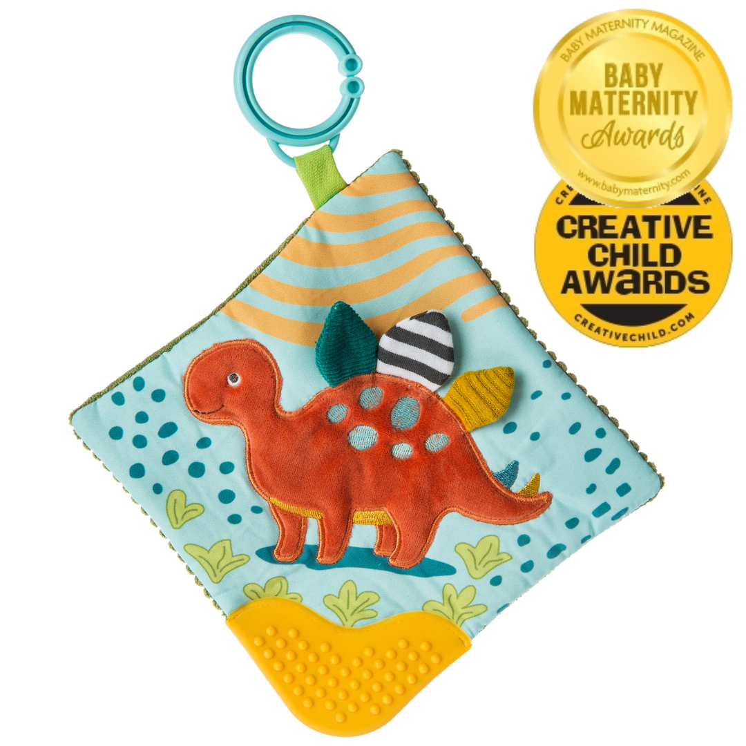 Pebblesaurus Crinkle Teether-Little Sprout