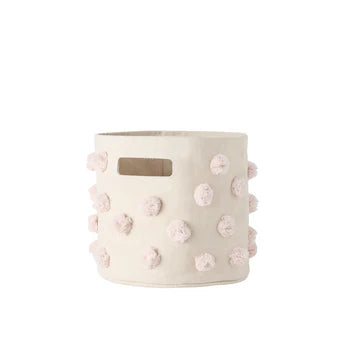 Pom Pom Basket Pint - Blush