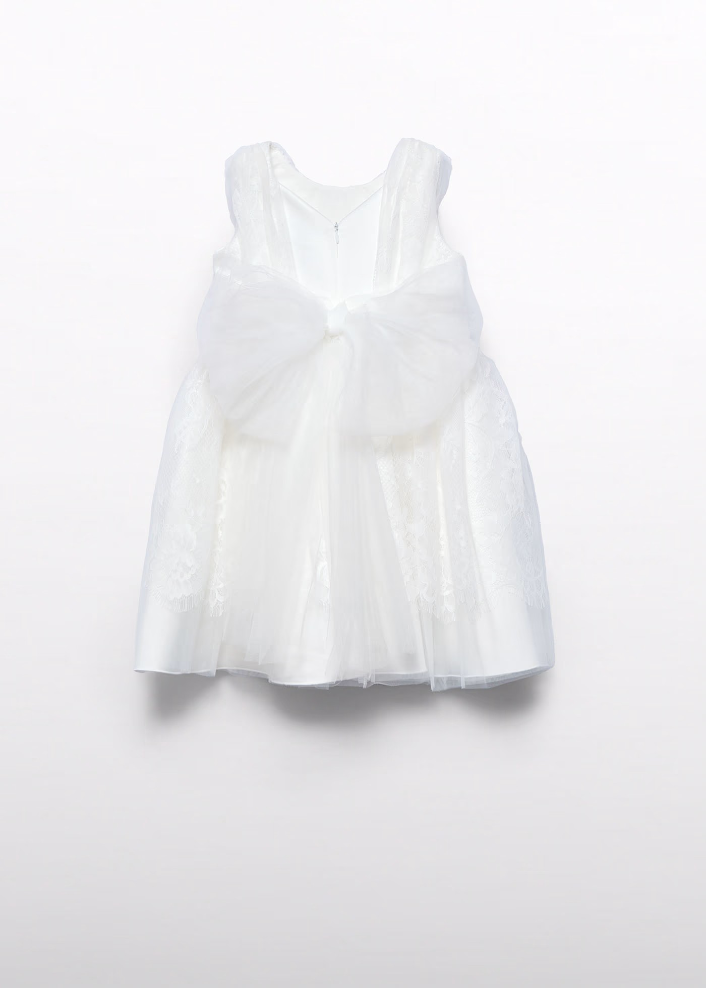 Lace Dress - White-Little Sprout
