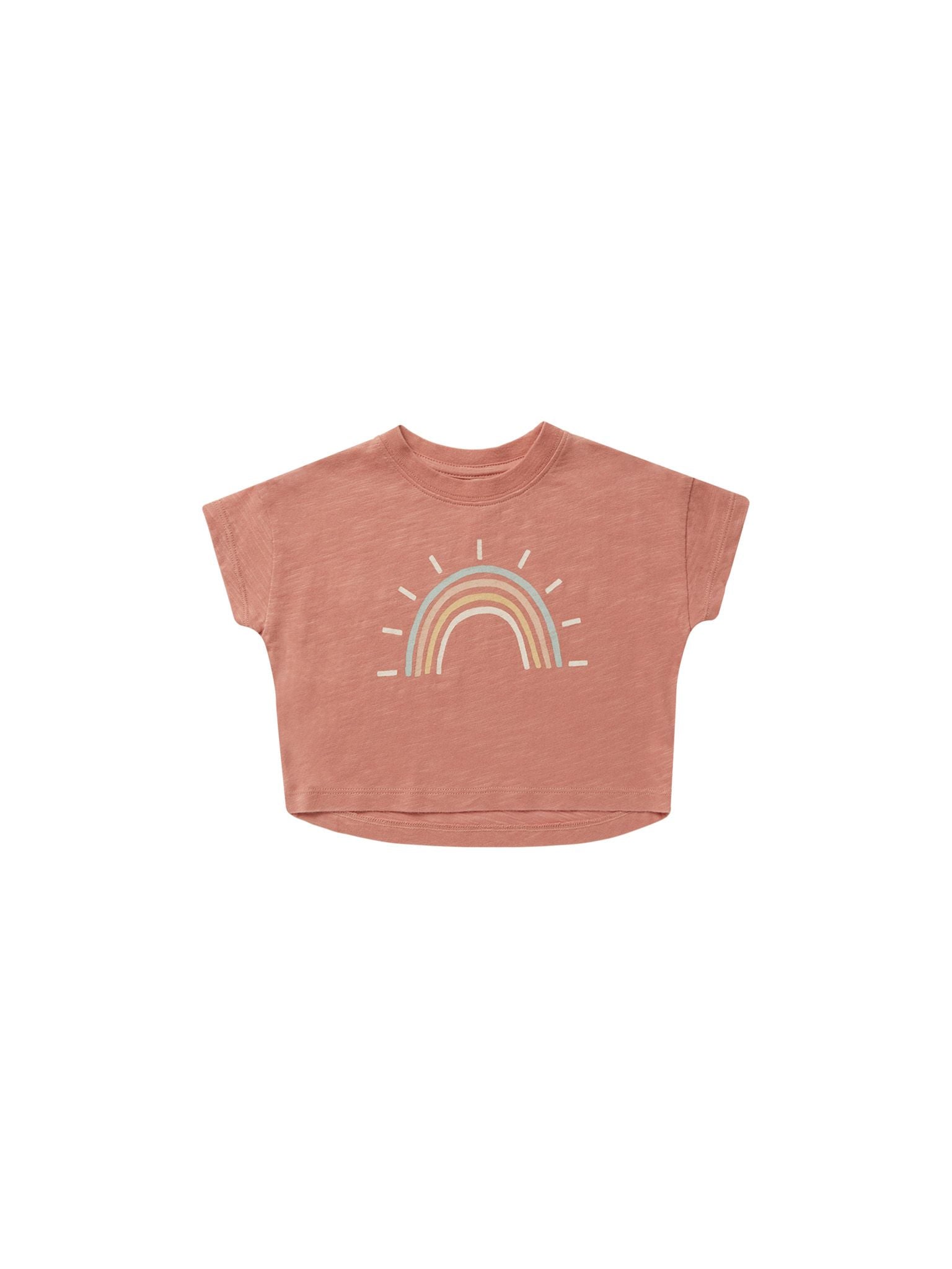 Boxy Tee - Rainbow-Little Sprout
