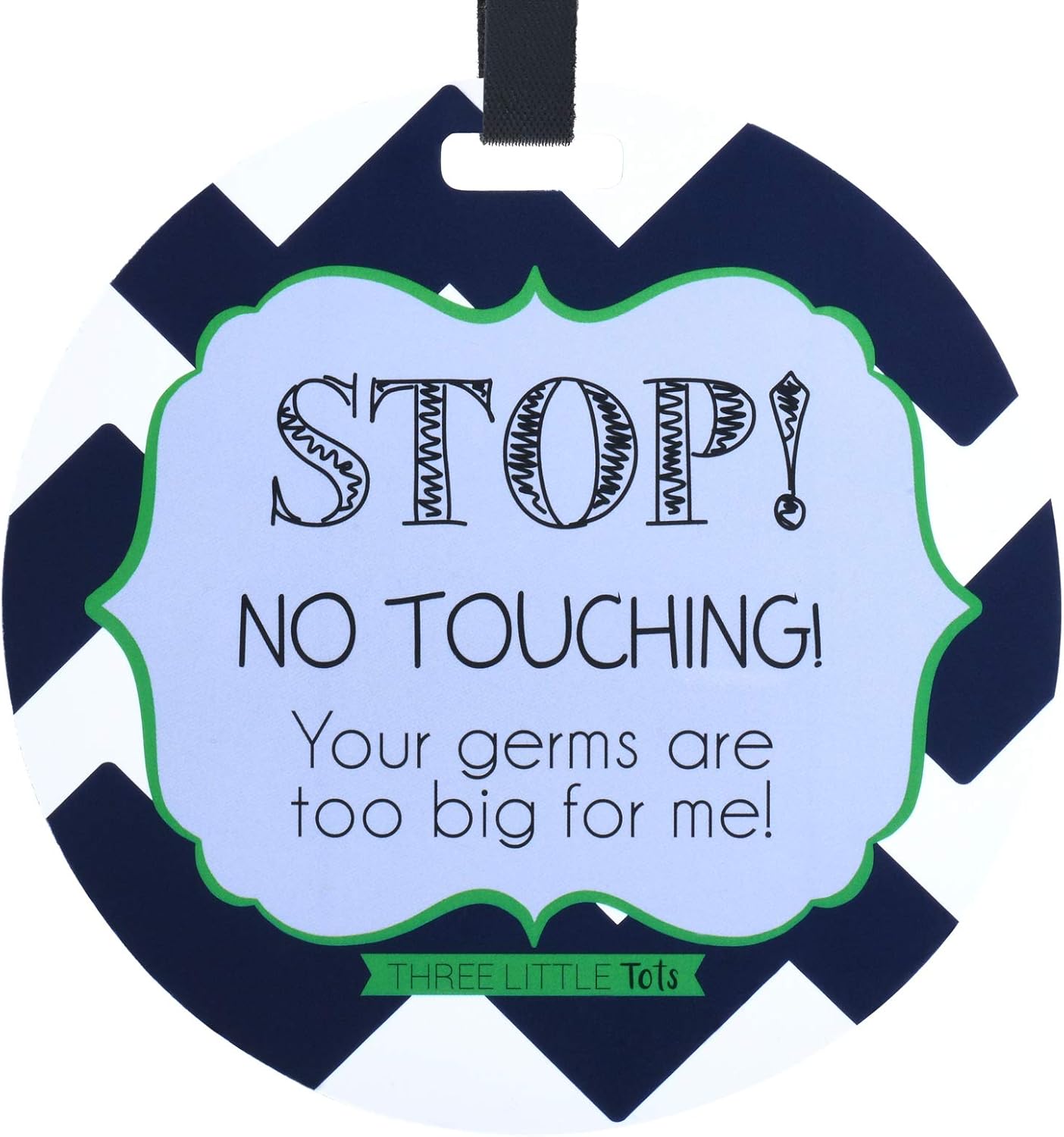 No Touching Car Seat & Stroller Tag-Little Sprout