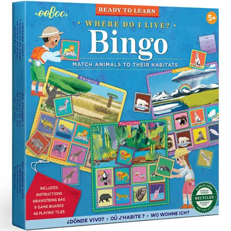 Where Do I Live Bingo-Little Sprout