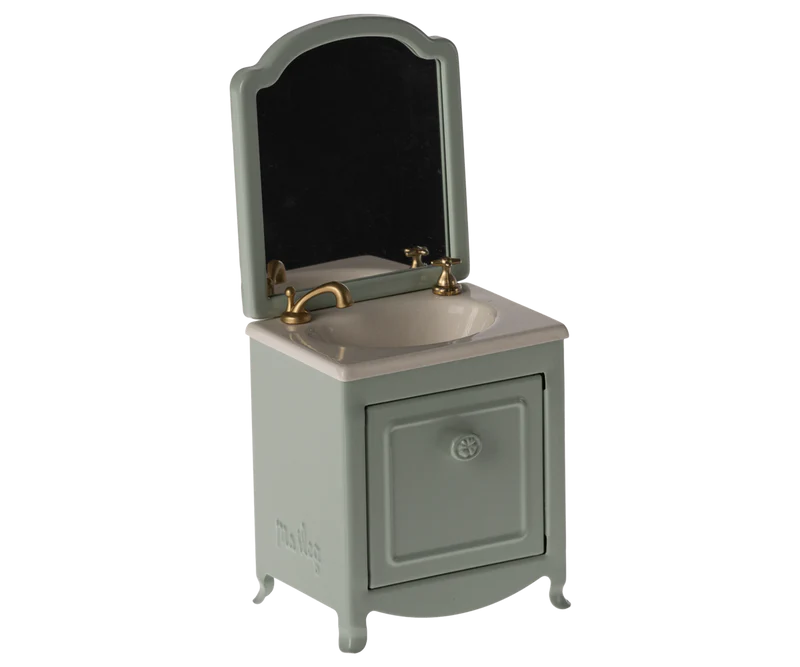 Sink Dresser with Mirror- mint-Little Sprout