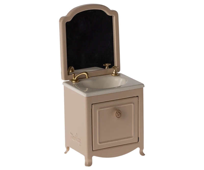 Sink Dresser with Mirror, Mouse - Powder-Little Sprout