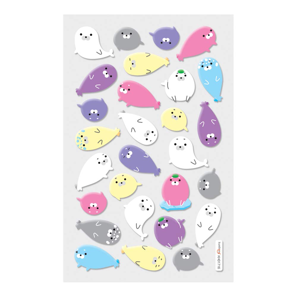 Itsy Bitsy Stickers-Slippery Seals-Little Sprout