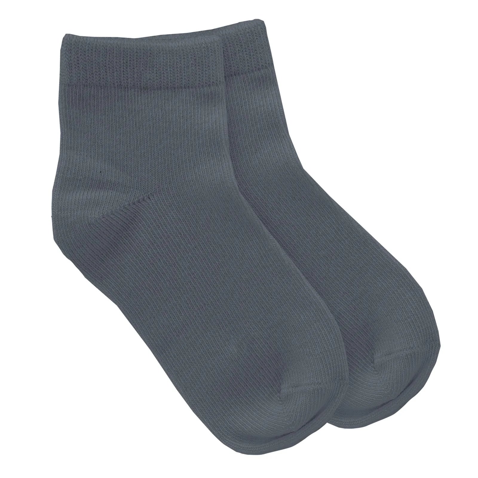 Kids Solid Crew Sock-Little Sprout