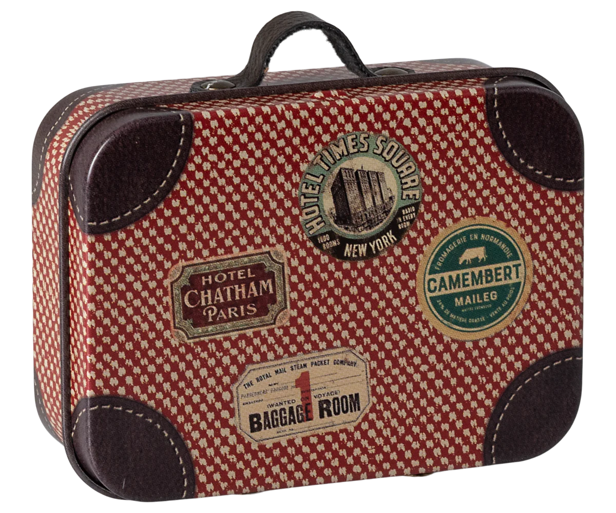 Suitcase, Mouse - Red-Little Sprout