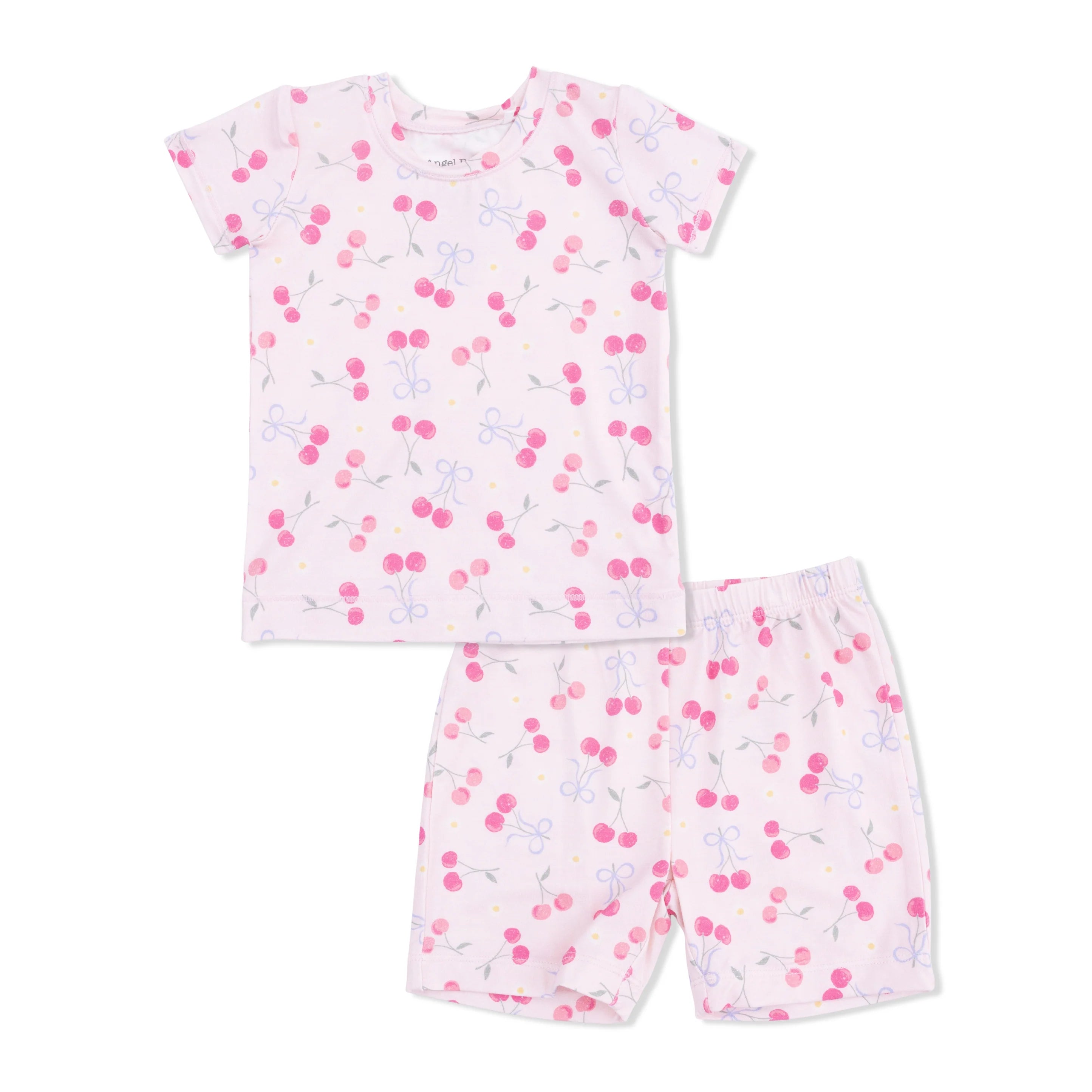Angel Dear Sweet Bow Cherries Loungewear Short Set