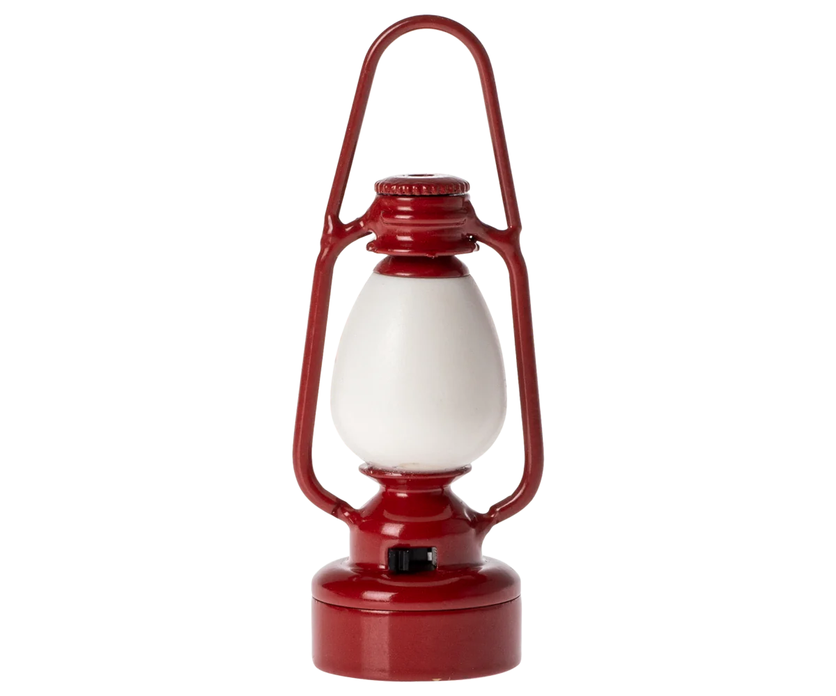 Vintage Lantern - Red (Battery not included)-Little Sprout