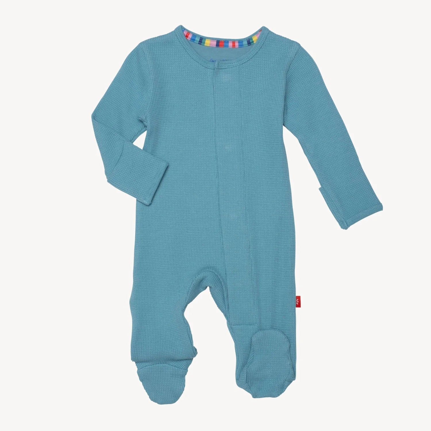 Waterfall Modal Waffle Footie-Little Sprout
