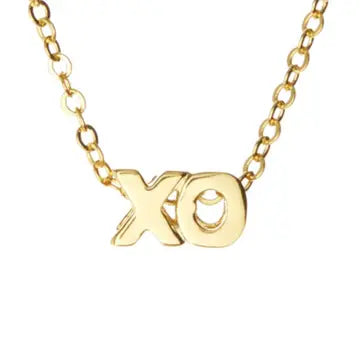 Xo Necklace - Gold-Little Sprout
