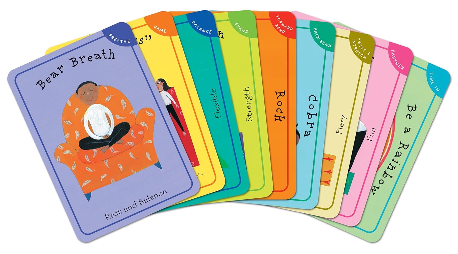 Yoga Pretzel Activity Cards-Little Sprout