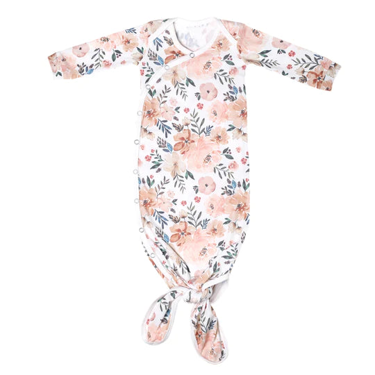 Newborn Knotted Gown-Little Sprout