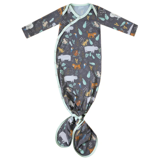 Newborn Knotted Gown-Little Sprout