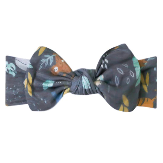 Knit Headband Bow - Bengal-Little Sprout
