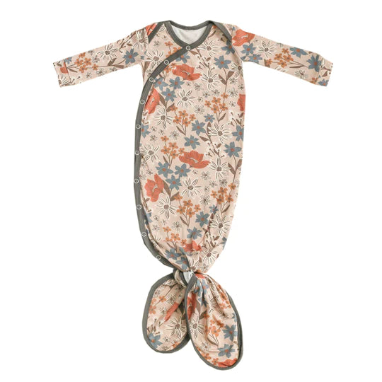 Newborn Knotted Gown-Little Sprout
