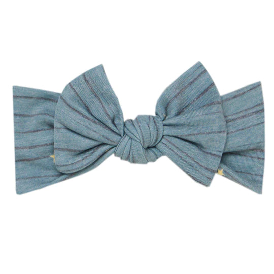 Knit Headband Bow - Starlight-Little Sprout