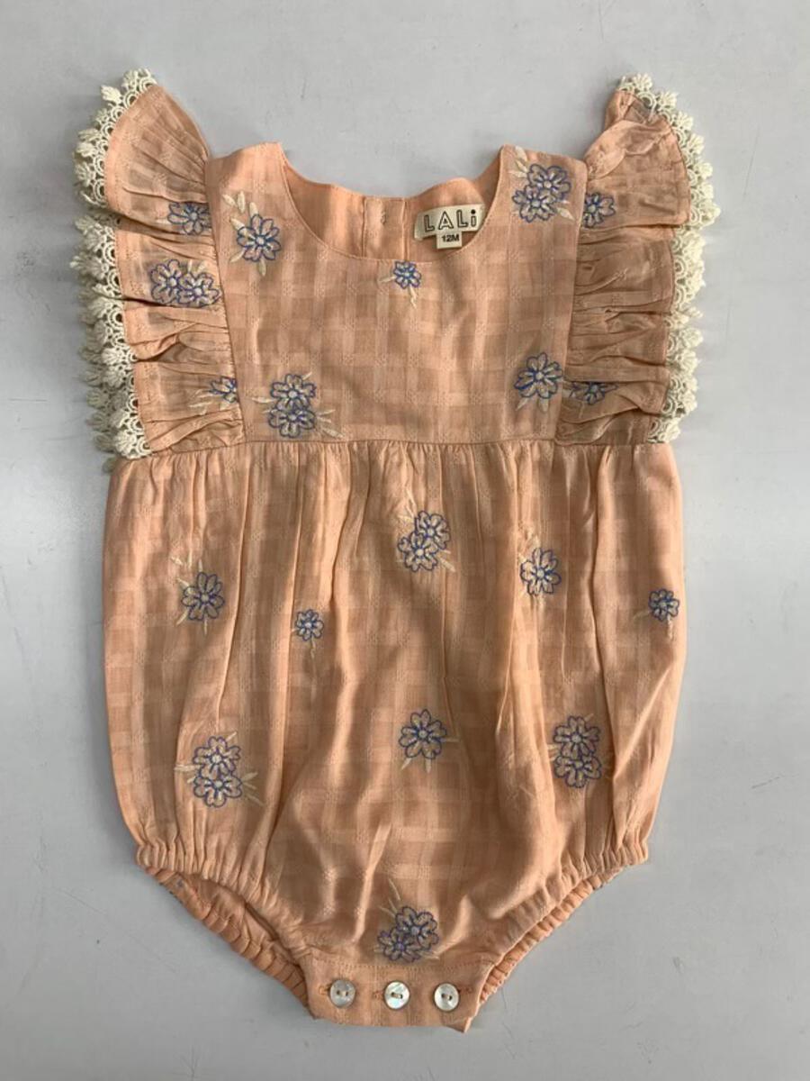 Flora Romper - Fallen Flower Embroidery