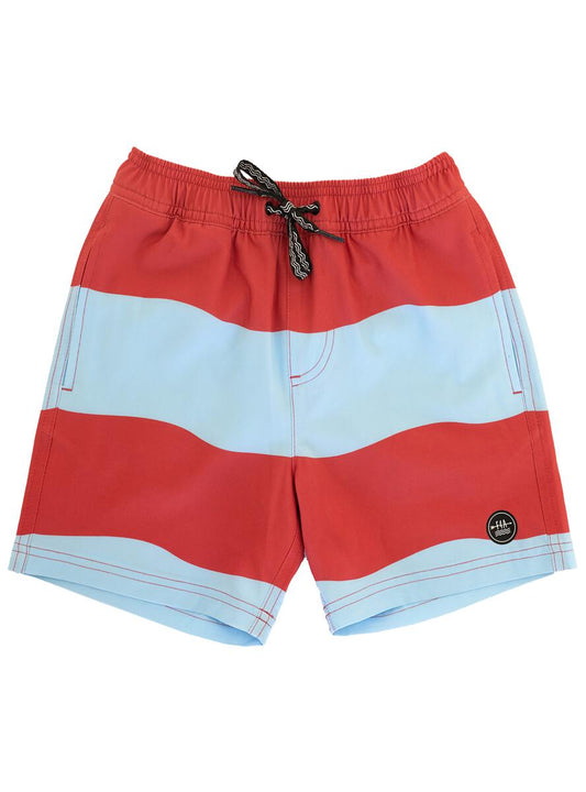 wave stripe volley trunk