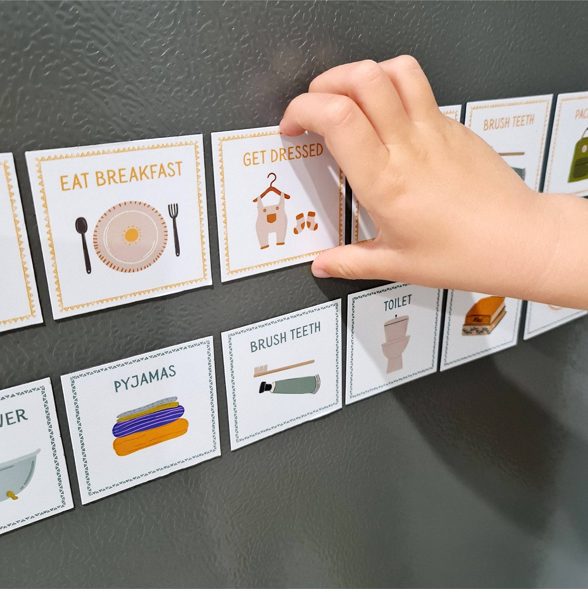 20 Magnetic Routine Cards-Little Sprout