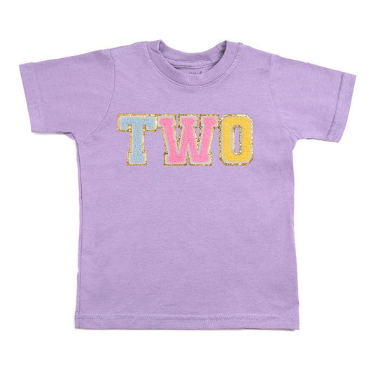 Second Birthday Patch Short Sleeve T-Shirt - Kids Birthday: 2T