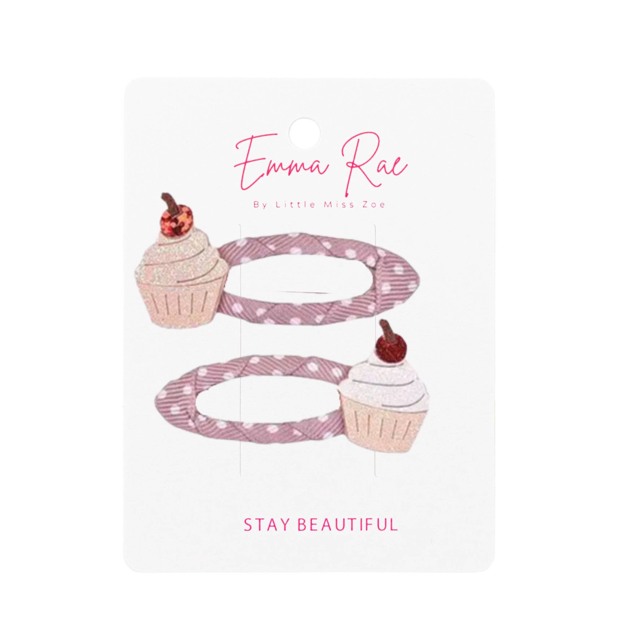 Mix and Match Hair Clip Cupcake