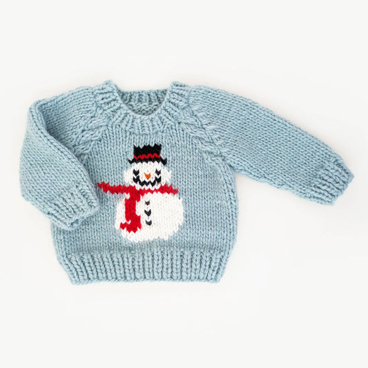 Frosty Snowman Surf Crew Neck Sweater Baby & Toddler : 0-6 months