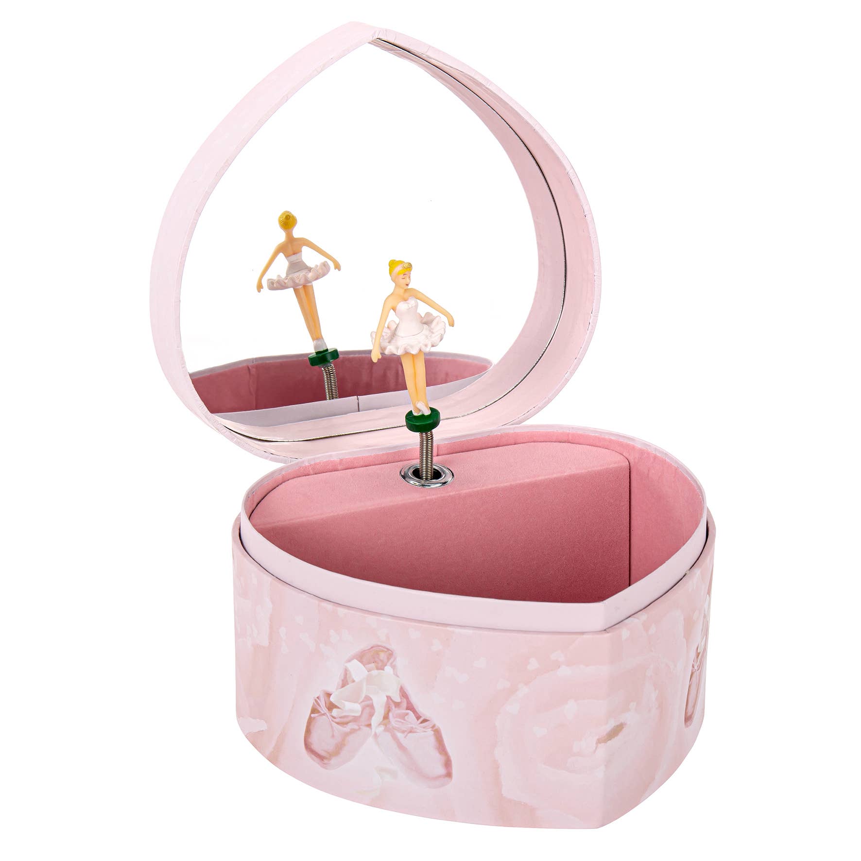 Phosphorescent Ballerina Heart Music Box-Little Sprout