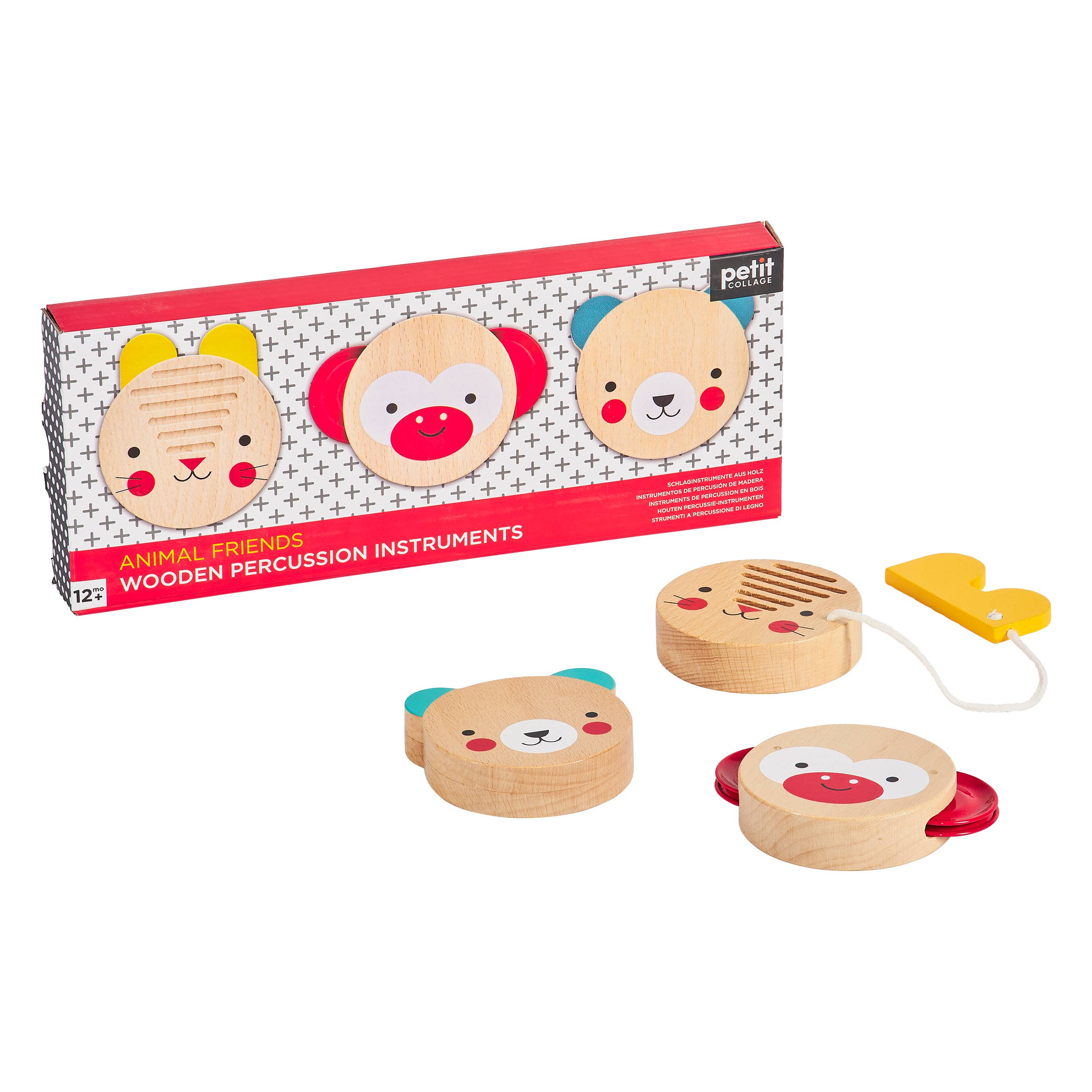 Wooden Music Percussion Set Animal Friends