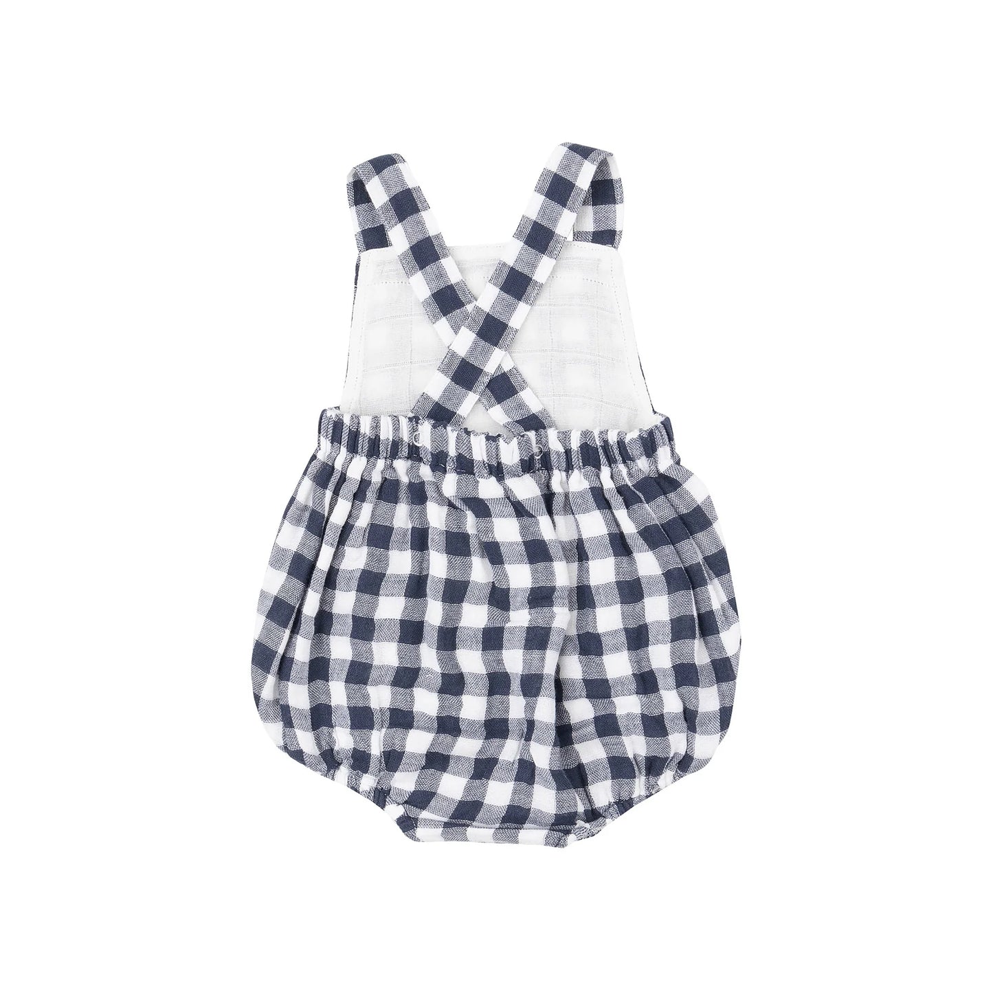 Retro Sunsuit- Blue Gingham