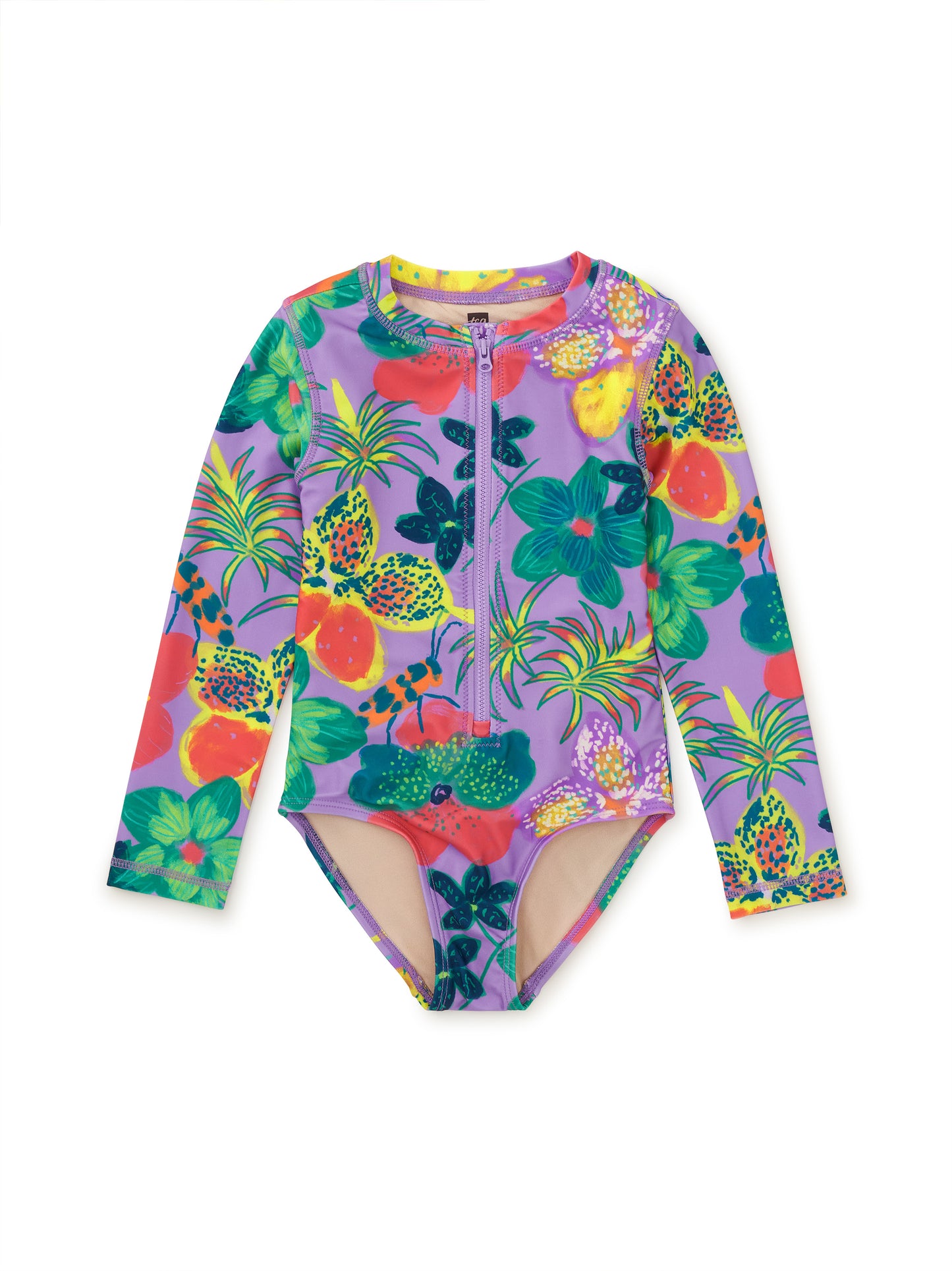 Long Sleeve One Piece - Hanging Flowers of Malindi