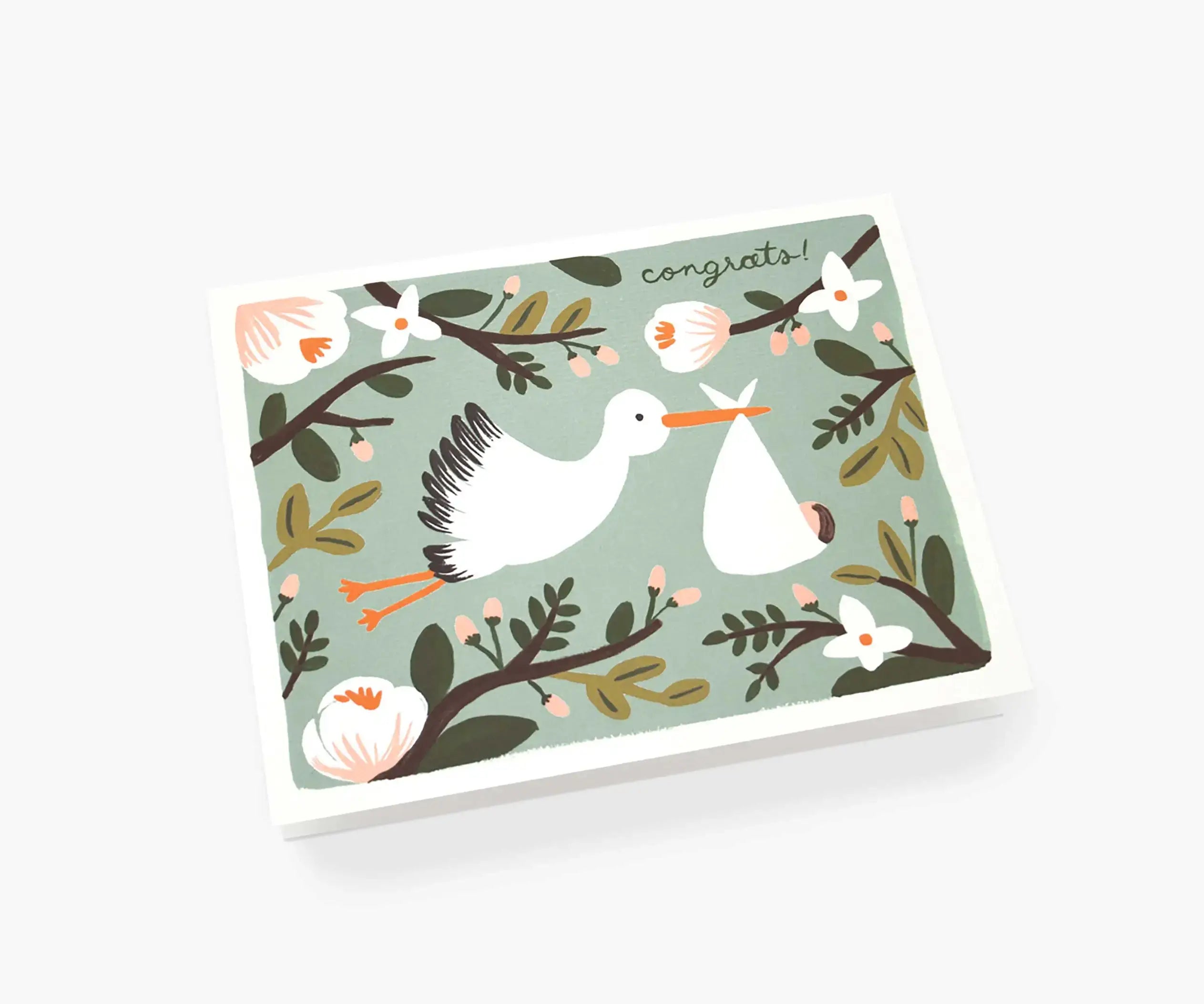 Congrats Stork Card