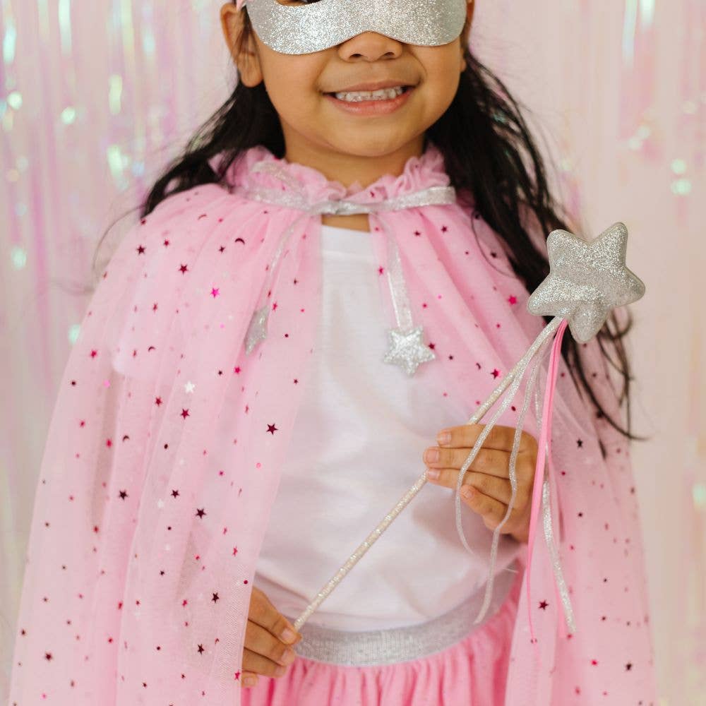 Silver Star Wand - Dress Up - Kids Wand - Costume - Pretend-Little Sprout