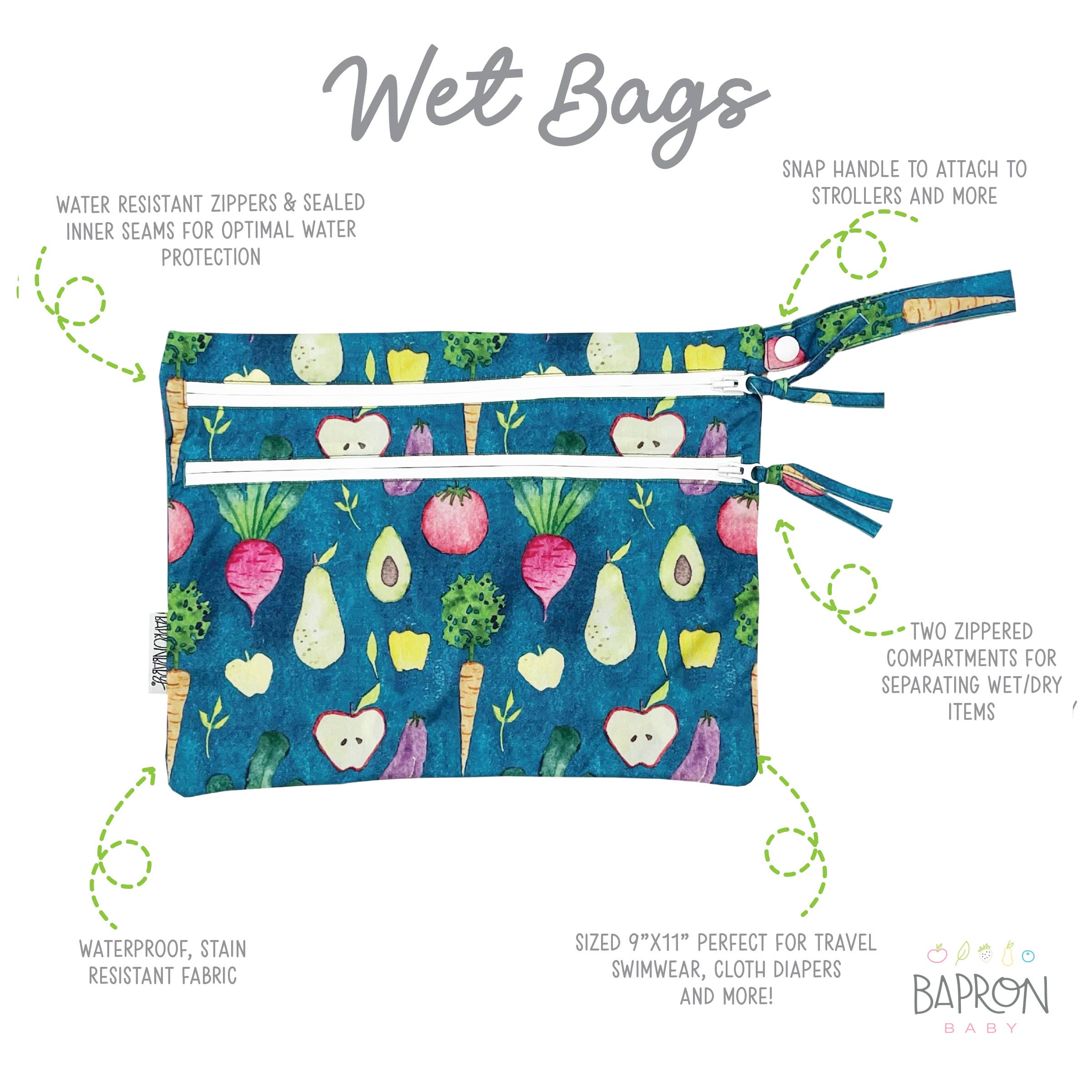 Organic Produce Waterproof Wet Bag