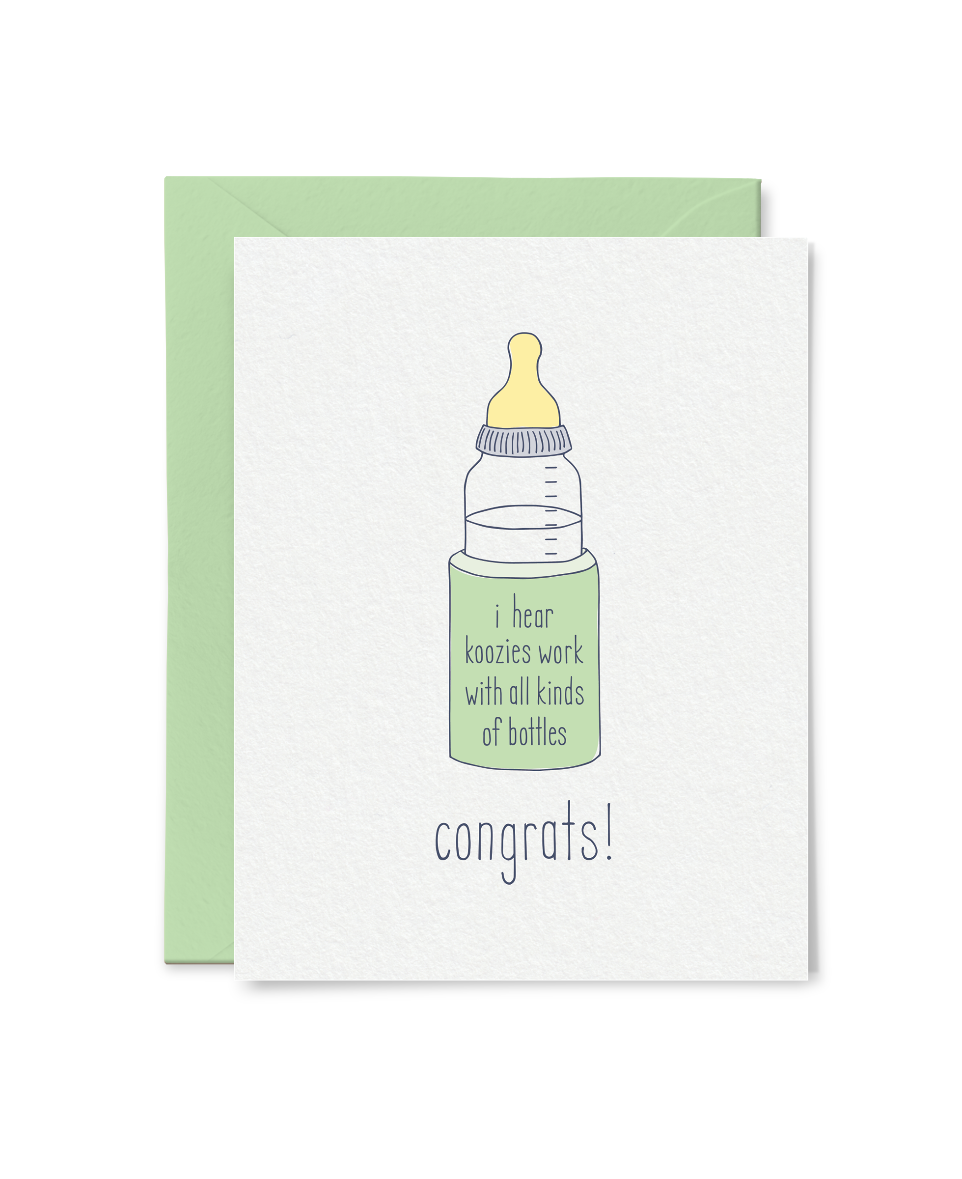 Baby Congratulations Card LIttle Sprout