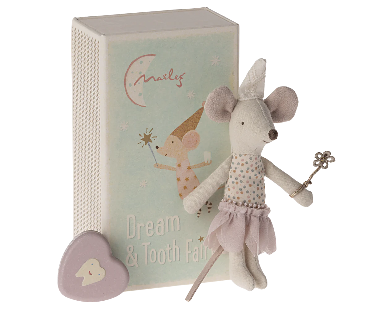 Tooth Fairy Mouse, Little Sister in Matchbox