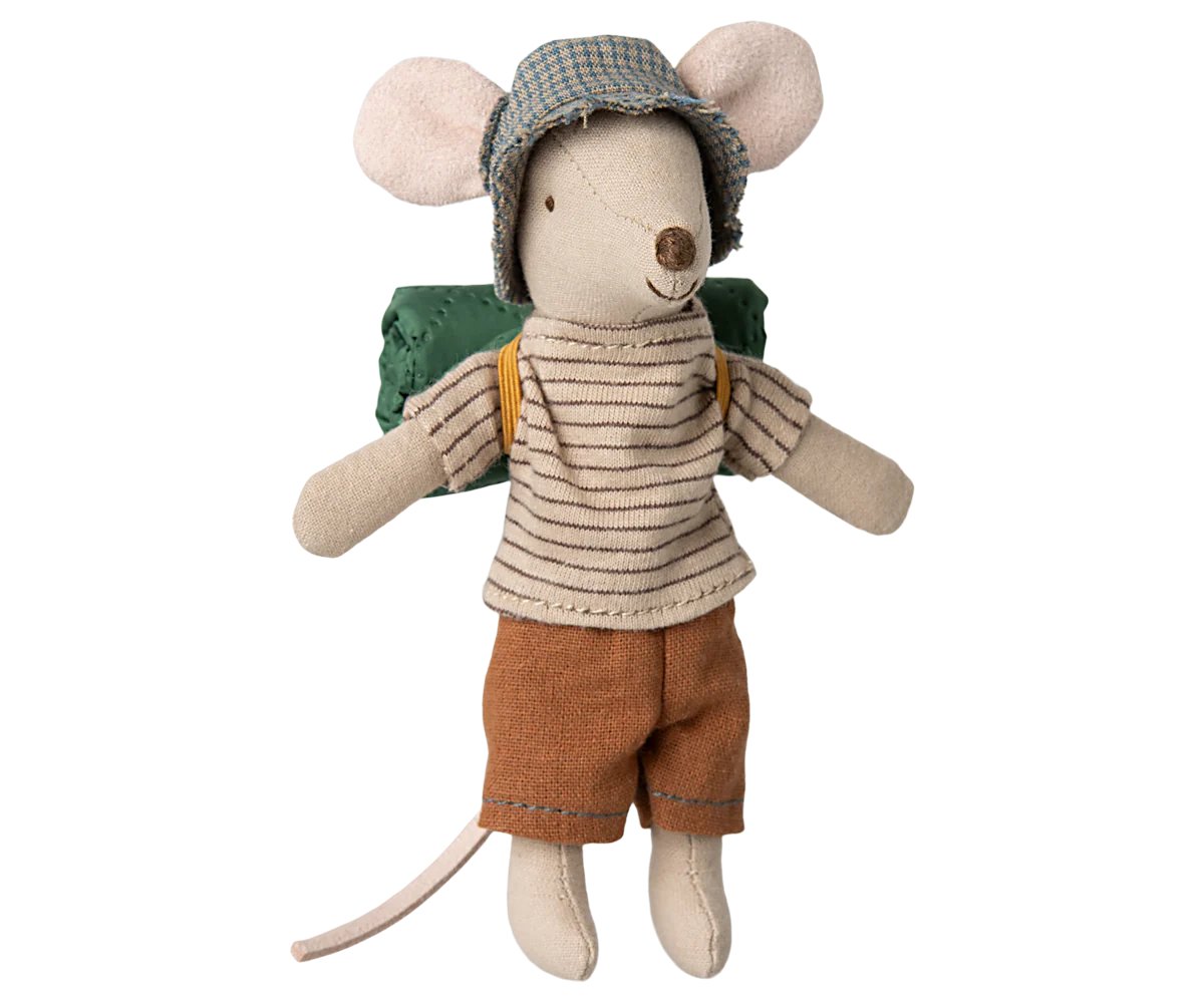 Hiker Mouse, Big Brother - Thin Stripes-Little Sprout
