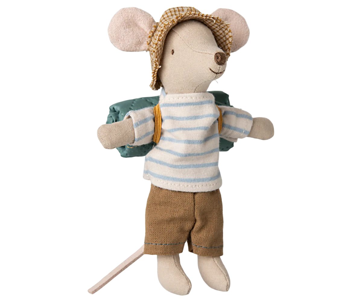 Hiker Mouse , Big Brother - Stripes-Little Sprout
