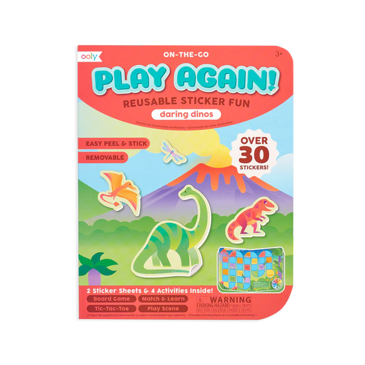 Play Again Mini On-The-Go Activity Book Daring Dinos