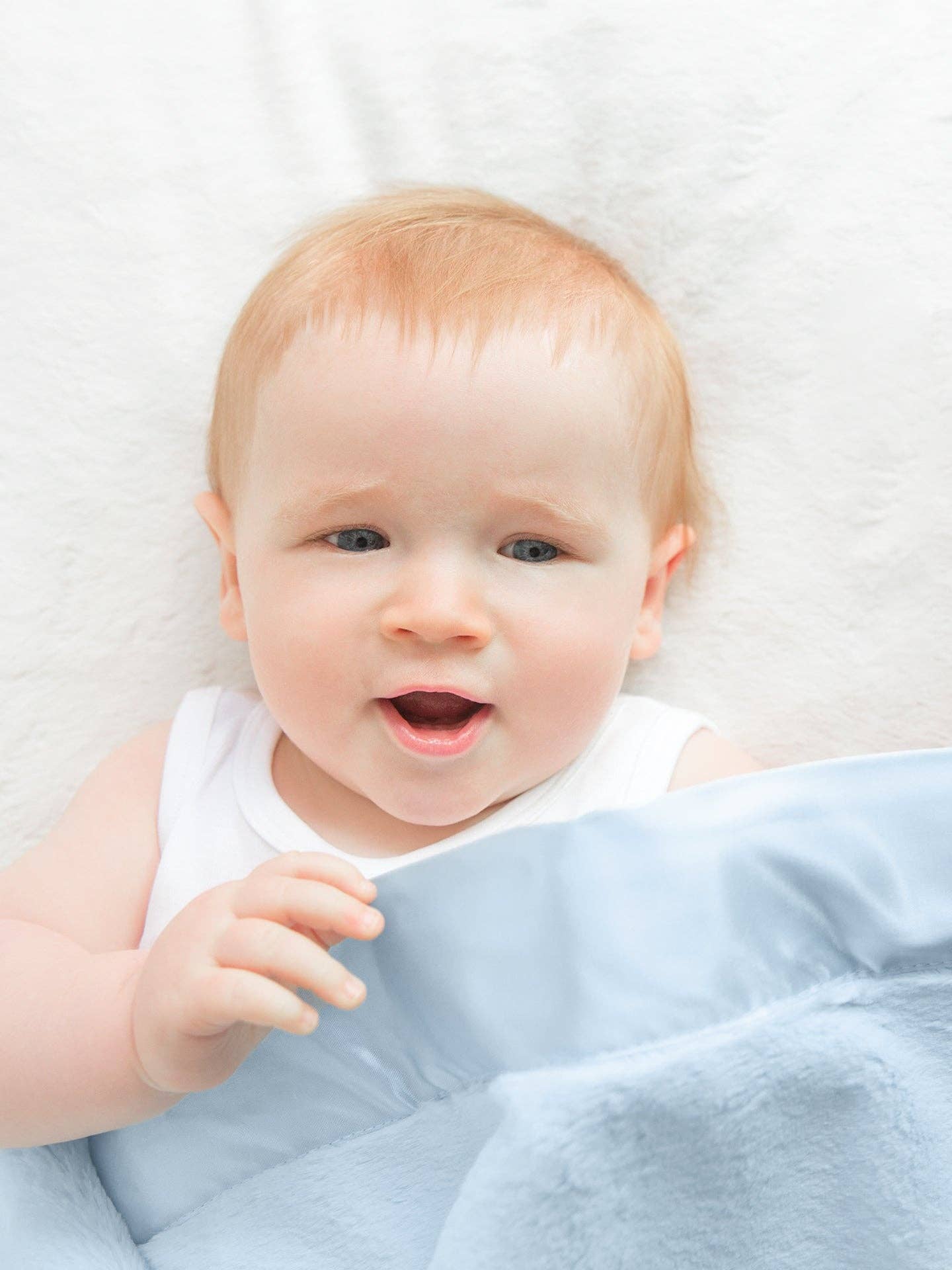 Luxe™ Baby Blanket: Blue / Unboxed