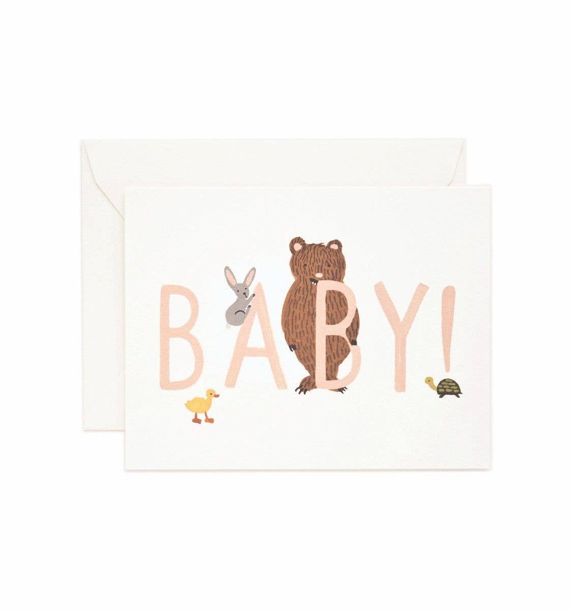 Baby! Card (Peach)