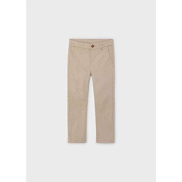 Twill Basic Trousers - Sesame