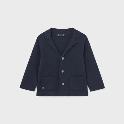 Baby Knit Jacket - Navy