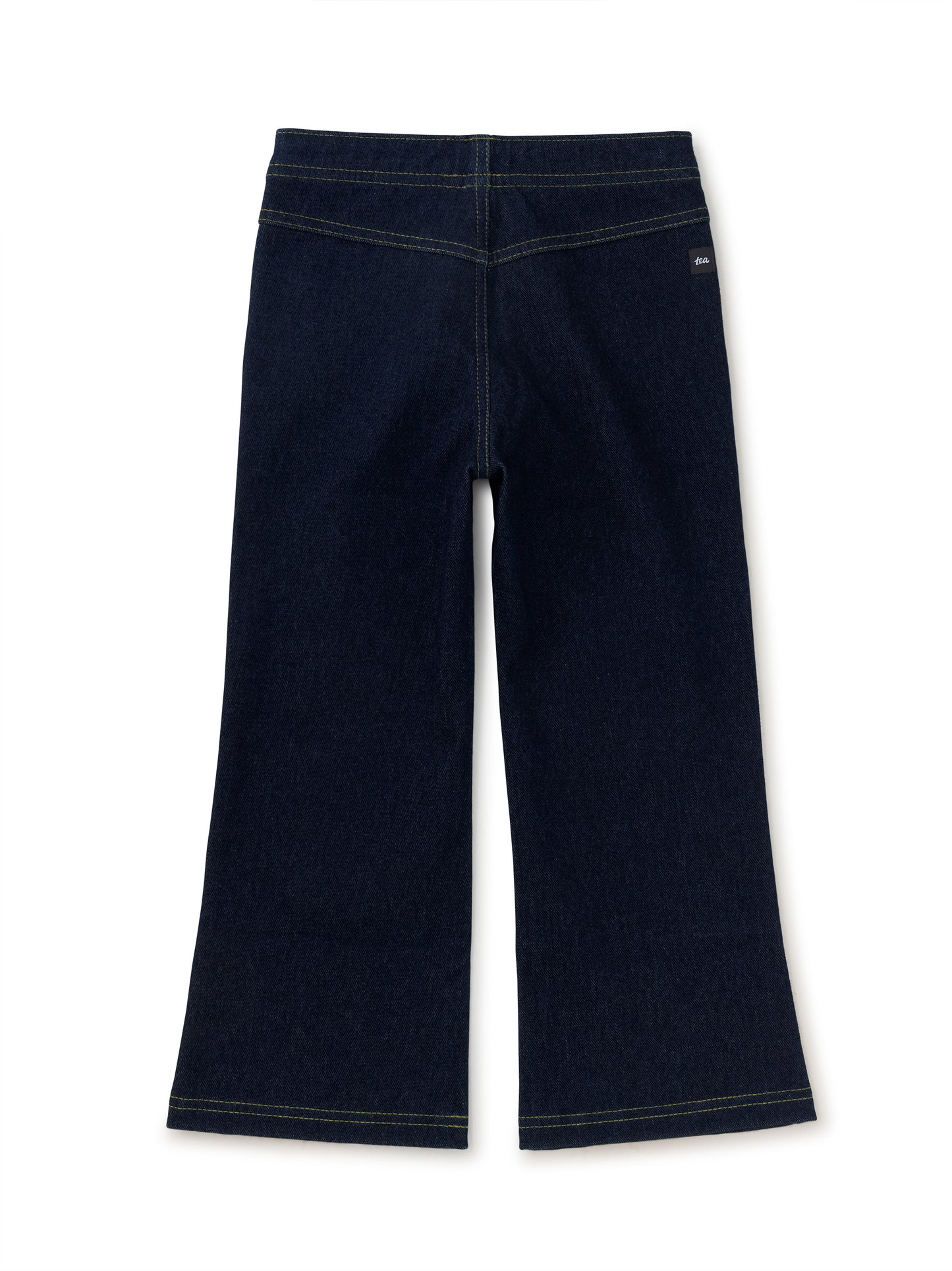 Denim-Like Flare Pants - Dark Wash