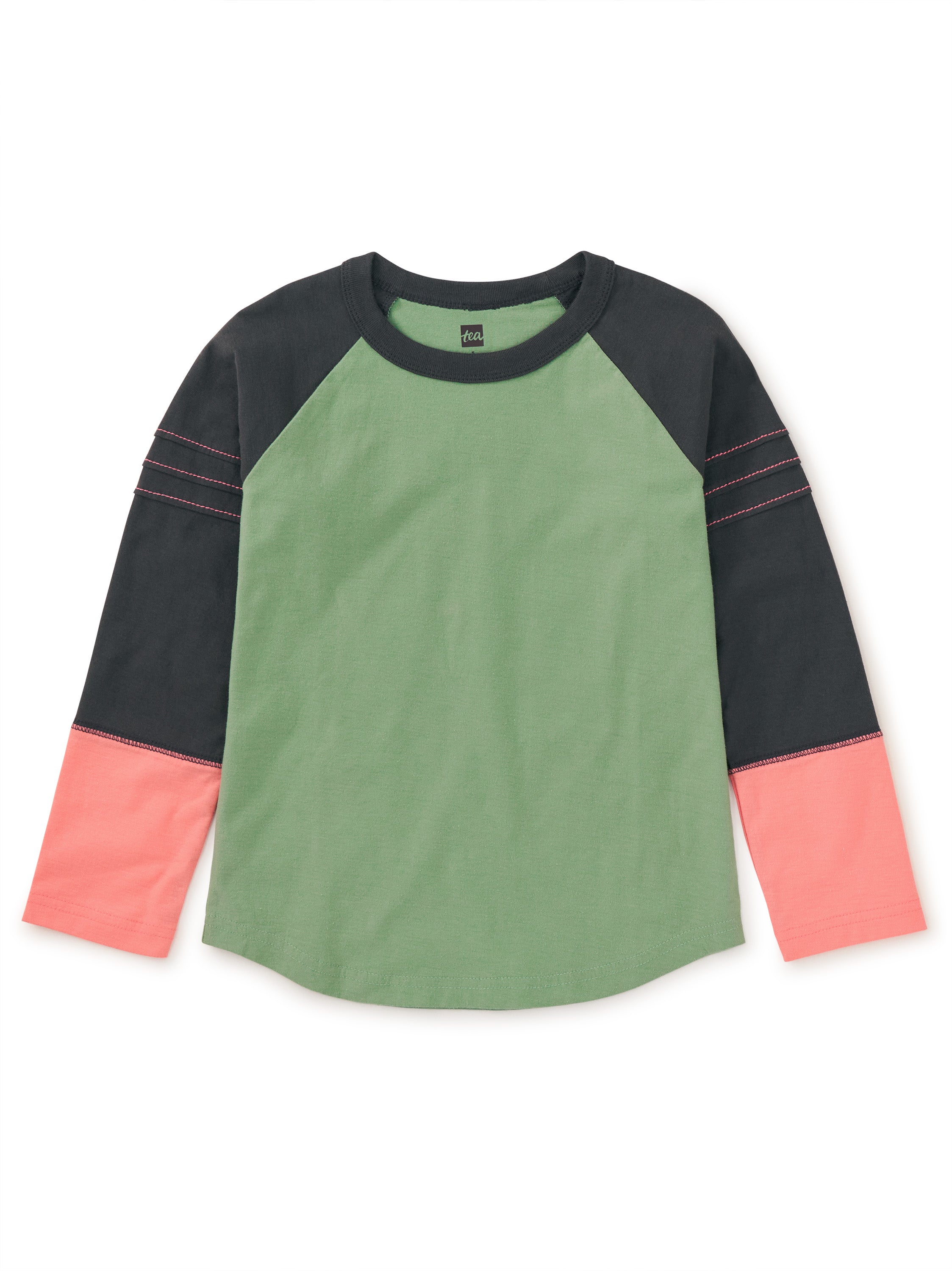 Explorer Colorblock Raglan Top - Thyme