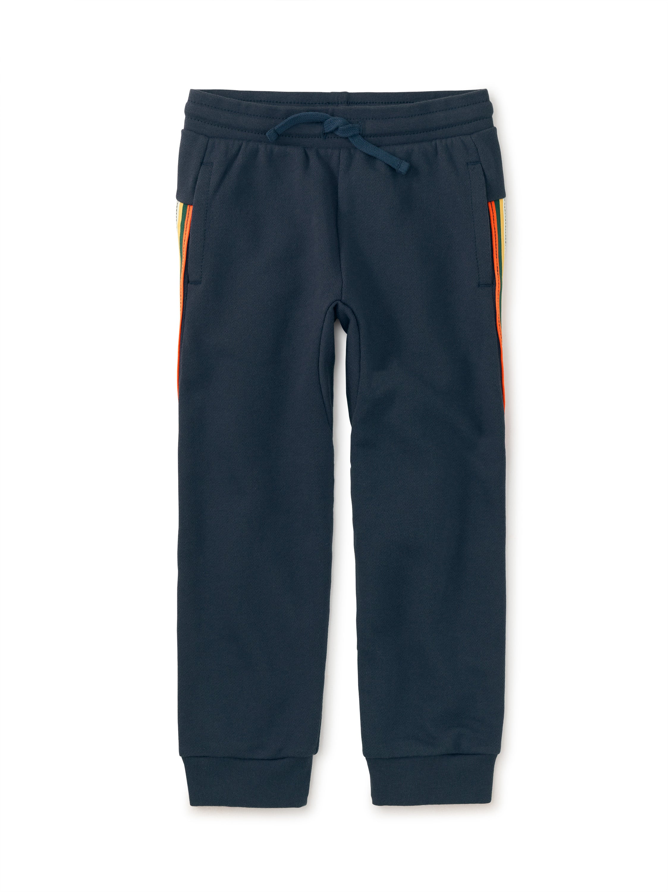 Stripe Out Joggers - Indigo