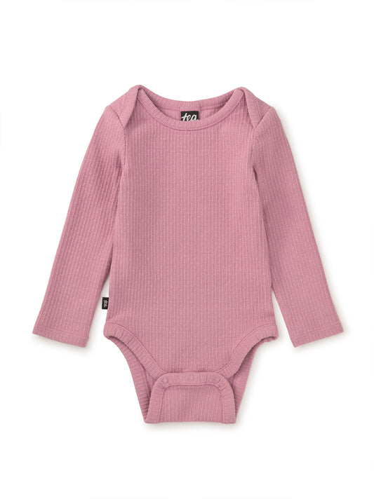 Lap Shoulder Baby Bodysuit - Antique Rose