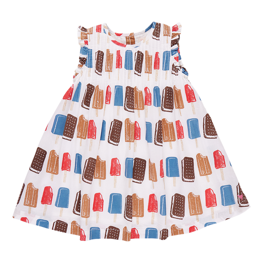 Girls Jaipur Dress- Popsicles